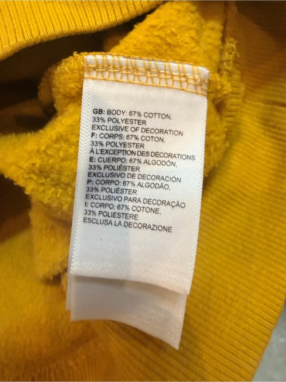 The North Face Men’s Large Mustard Yellow Pullover Fleece Hoodie Logo